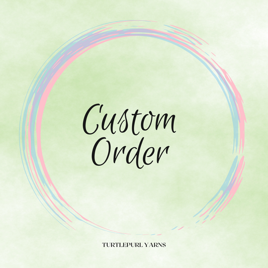 CUSTOM ORDER JACOB M - Mistletoe Kisses - Merino DK Sock Yarn