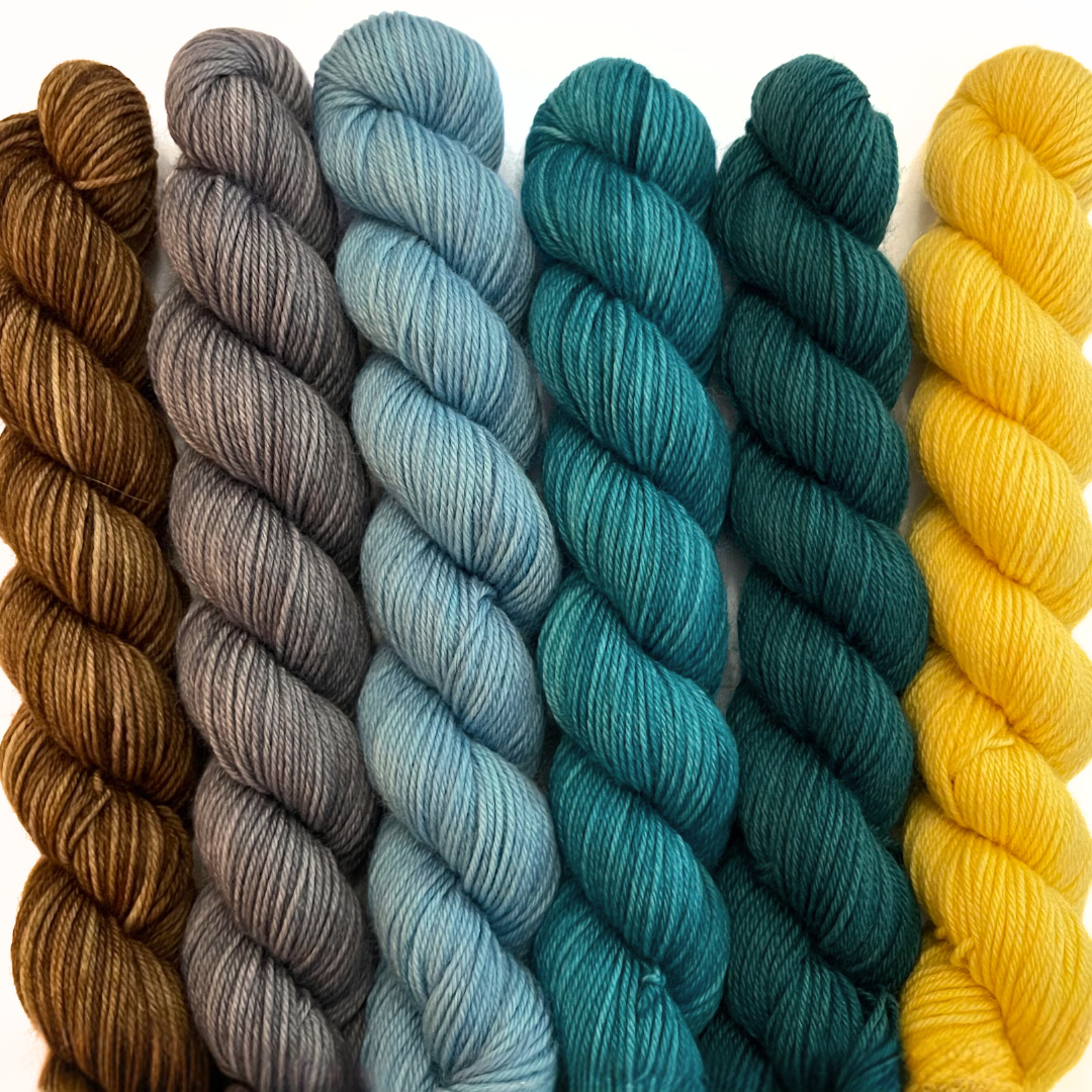 Heel and Toe Skeins Bundle #10 - Merino Sock Yarn