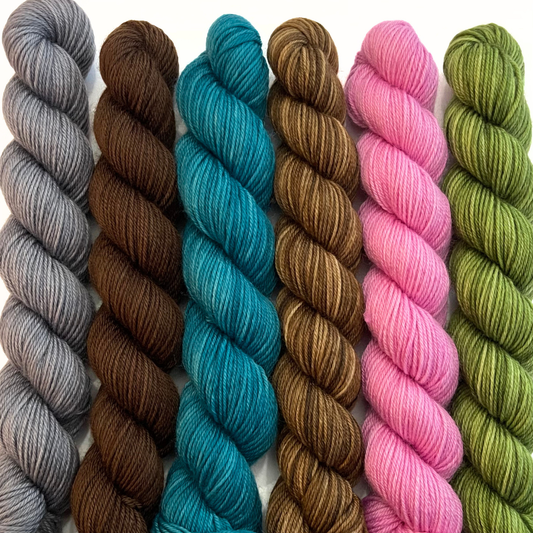 Heel and Toe Skeins Bundle #16 - Merino Sock Yarn