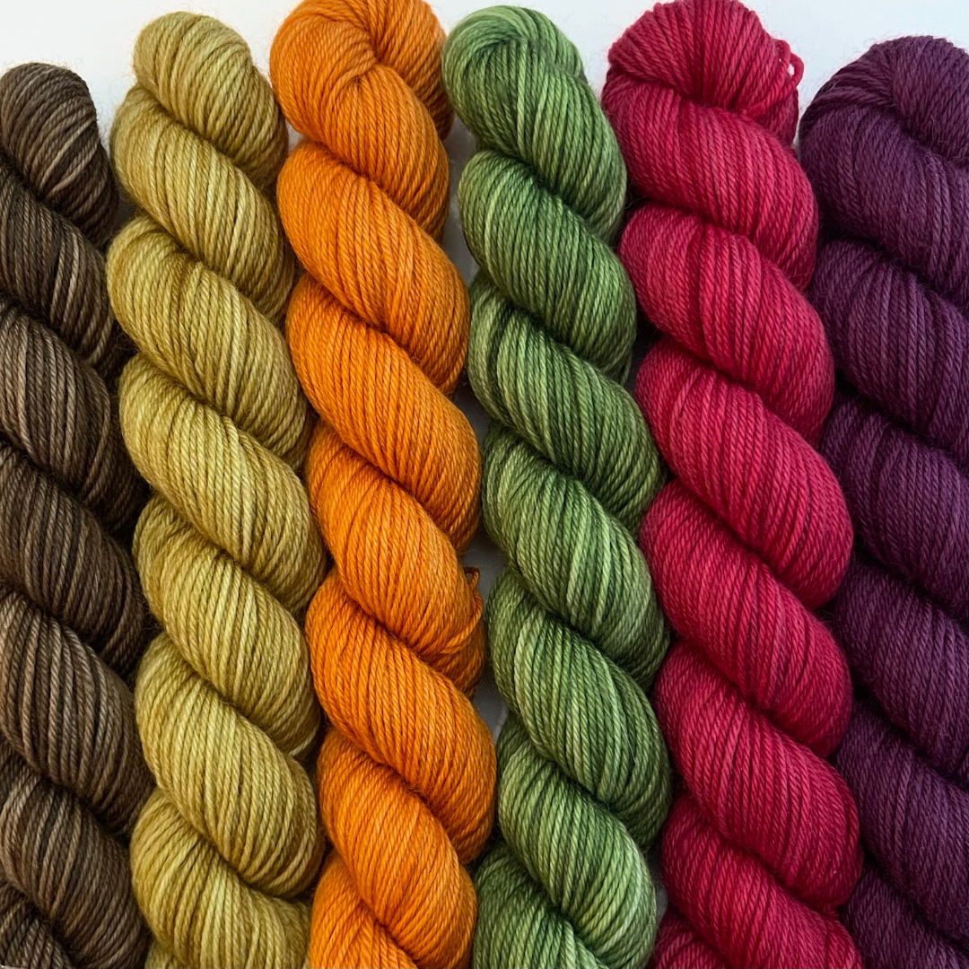 Heel and Toe Skeins Bundle #2 - Merino Sock Yarn