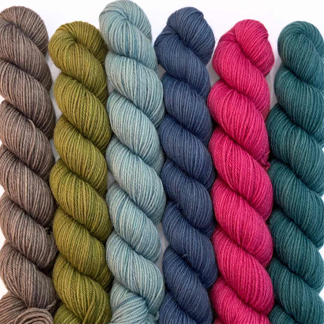 Heel and Toe Skeins Bundle #3 - Merino Sock Yarn