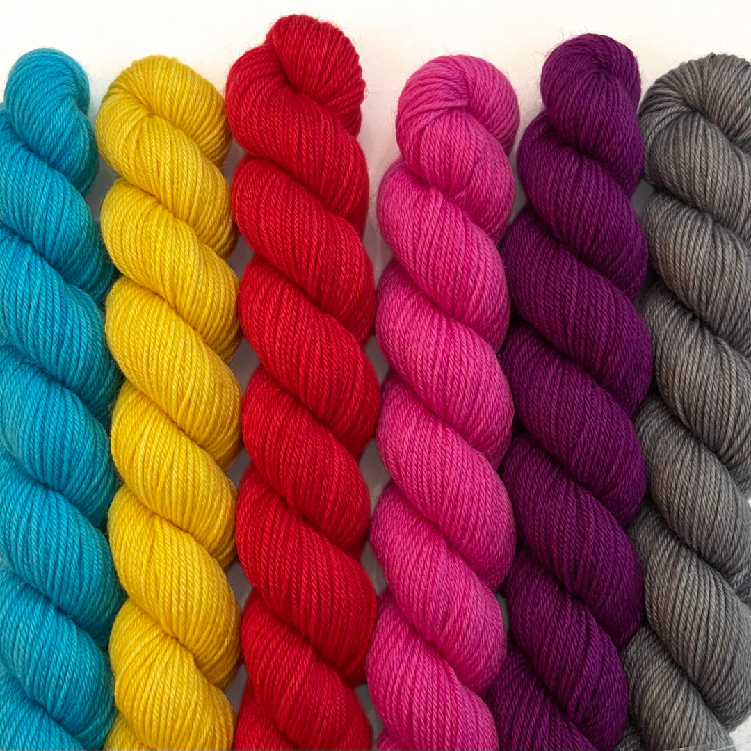 Heel and Toe Skeins Bundle #4 - Merino Sock Yarn