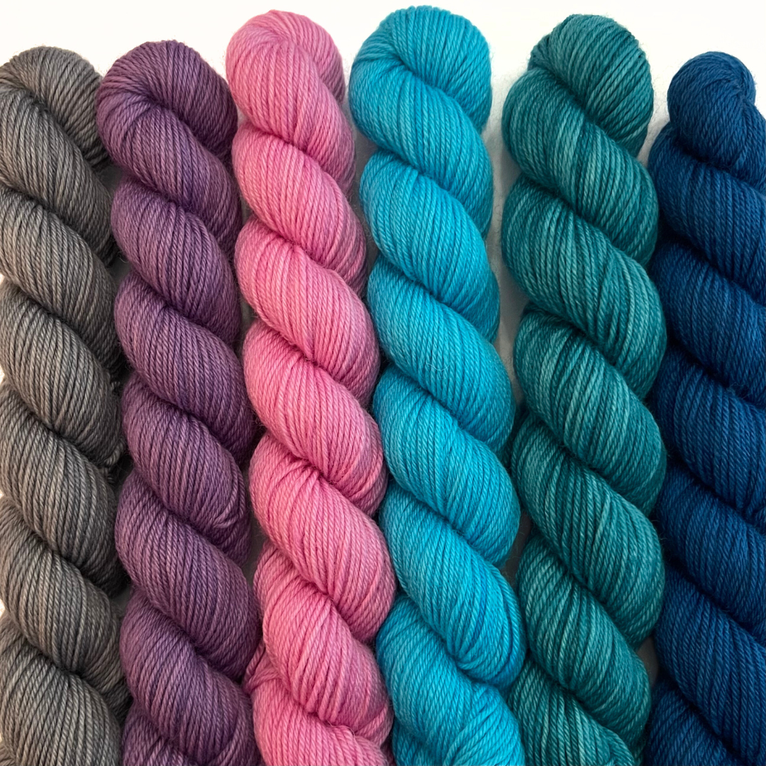 Heel and Toe Skeins Bundle #5 - Merino Sock Yarn
