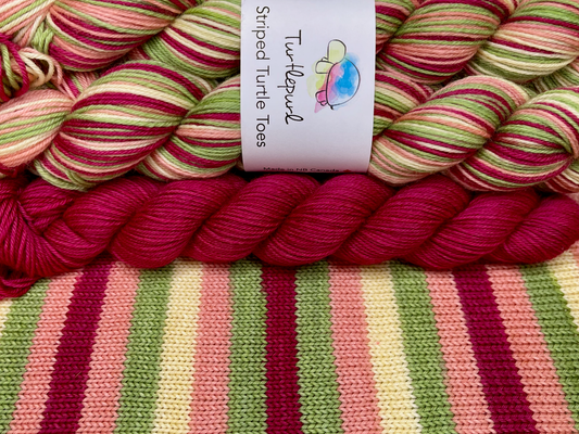 The Vineyard With Heel and Toe - Merino Sock Yarn - Ship by August 7th
