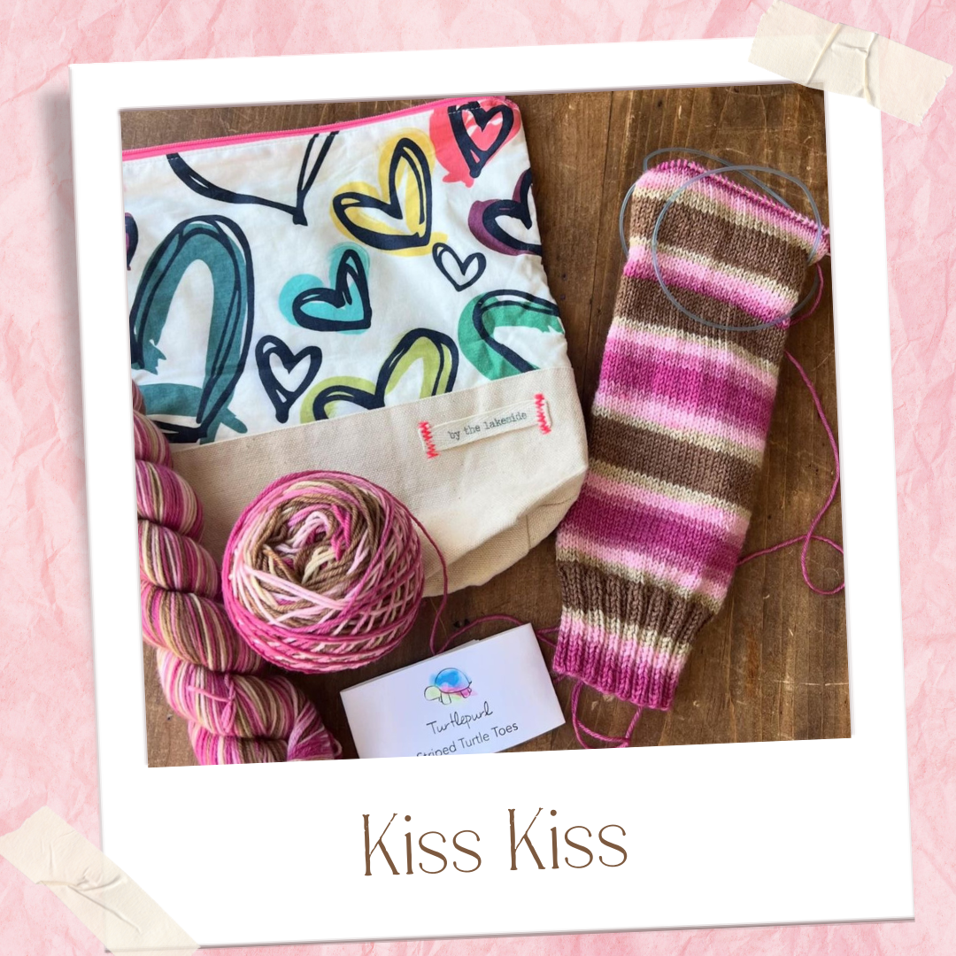 Kiss Kiss - Merino Sock Yarn - Ship by Dec 15th