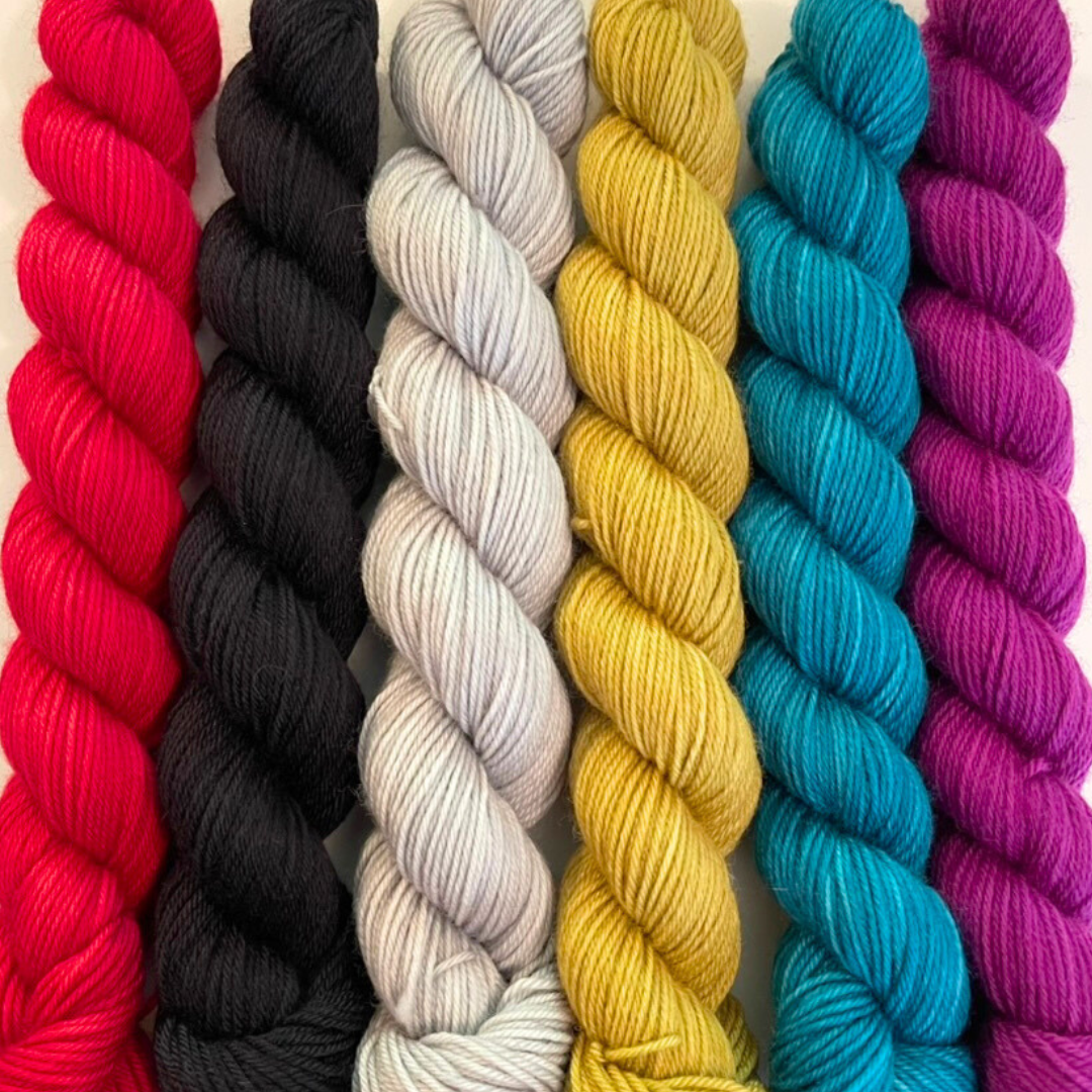 Heel and Toe Skeins Bundle #3 - Merino Sock Yarn
