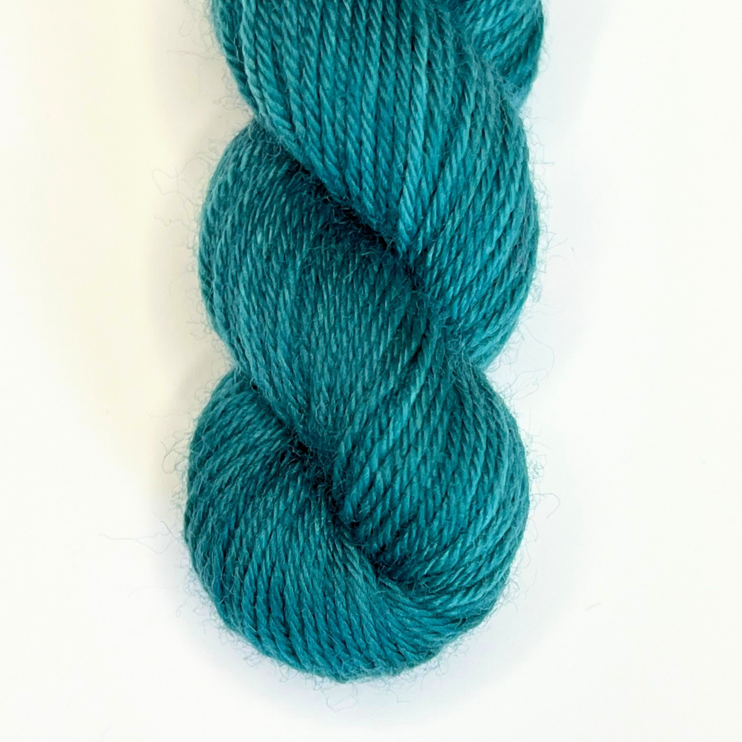 Deep Teal Green "Pumpkin Spice" - Heel and Toe Skein Merino Sock Yarn