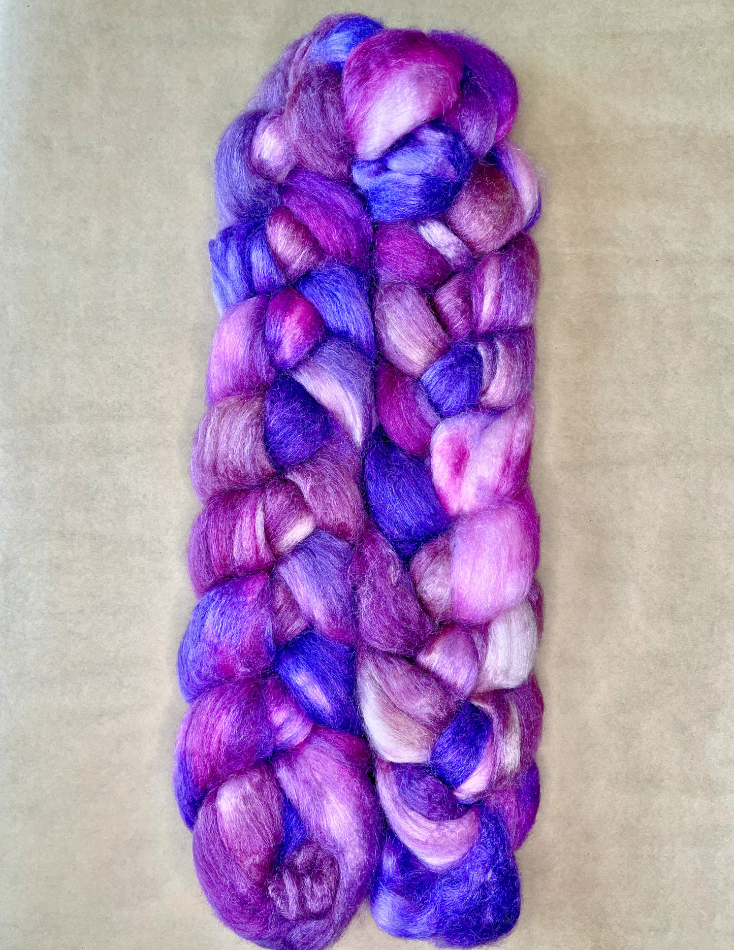 Crushing! - Superwash Merino/Silk Wool Roving