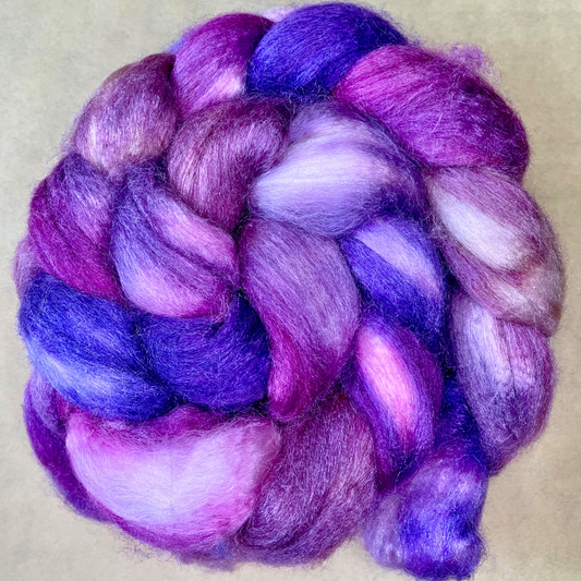 Crushing! - Superwash Merino/Silk Wool Roving