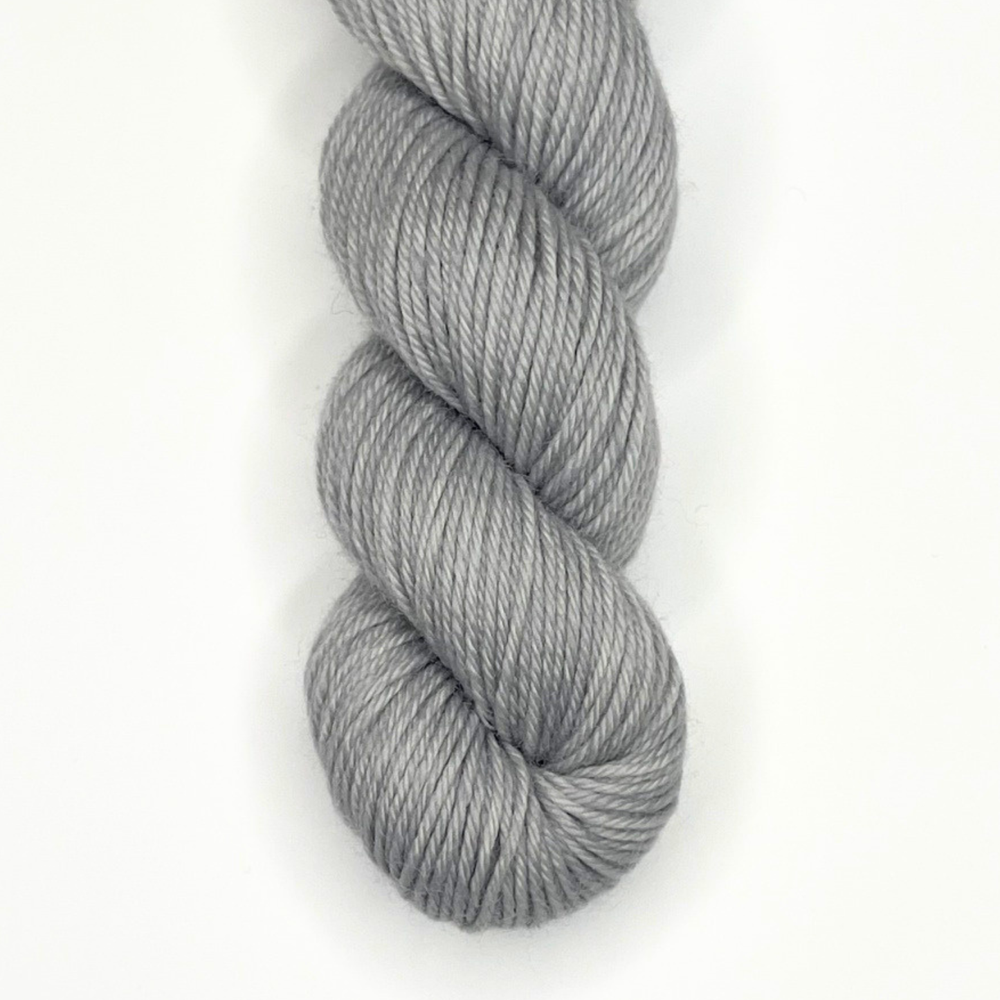 Silver Grey "Sugar Plum Waltz" - Heel and Toe Skein Merino Sock Yarn