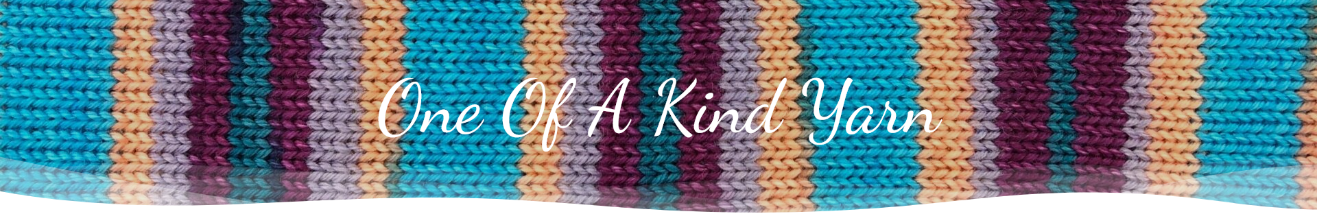 One of a kind yarn banner