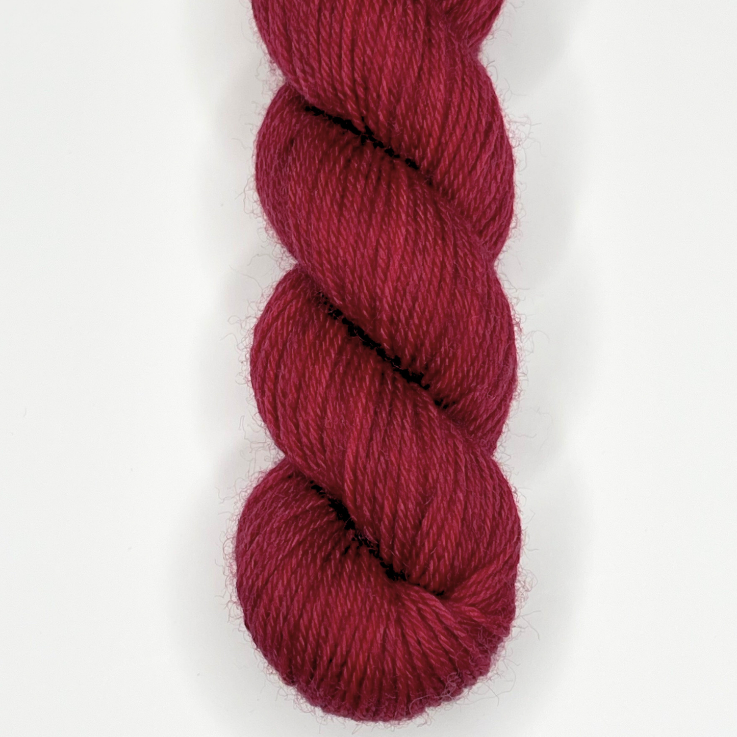 Deep Red "Serenity" - Heel and Toe Skein Merino Sock Yarn