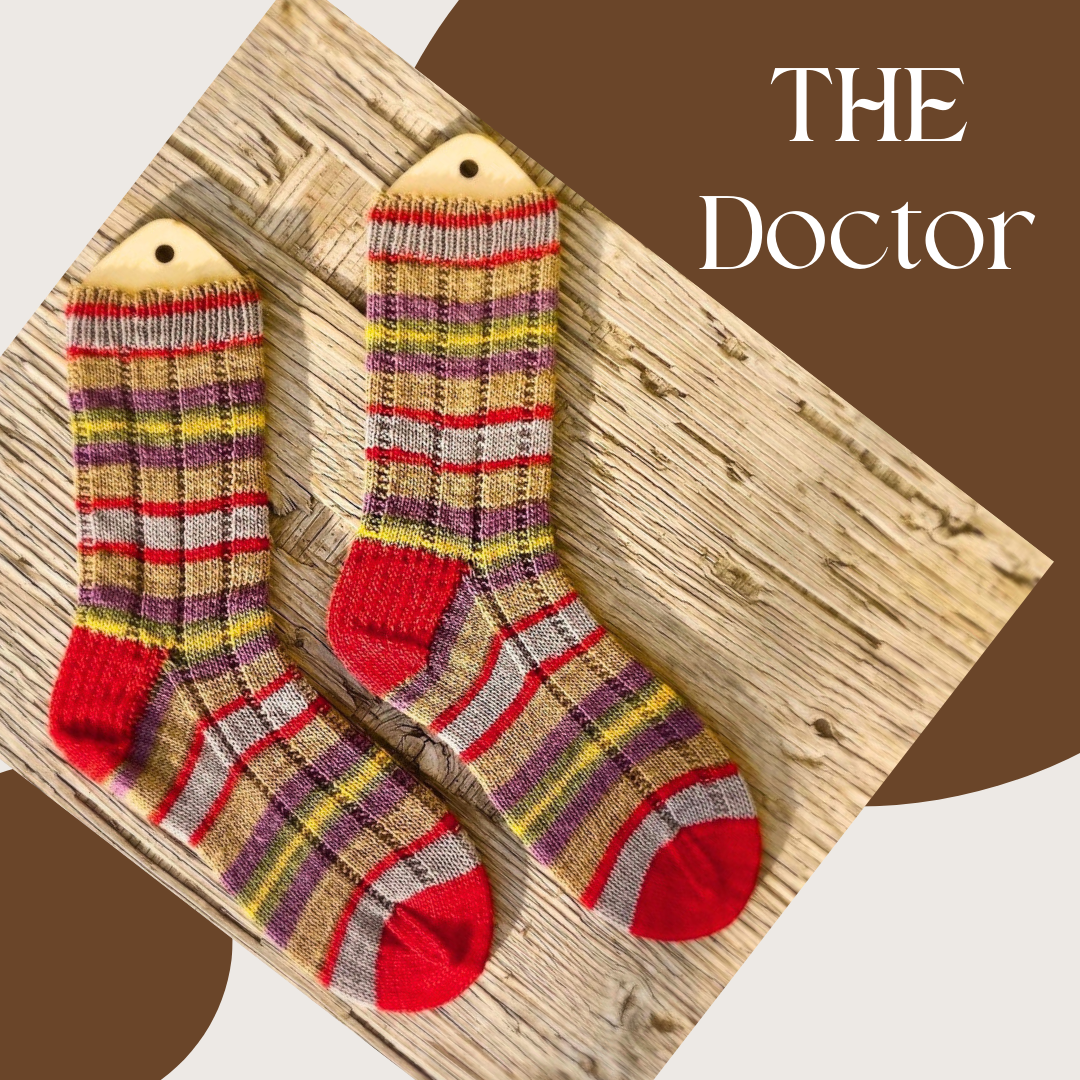 THE Doctor With Heel and Toe - Merino Sock Yarn