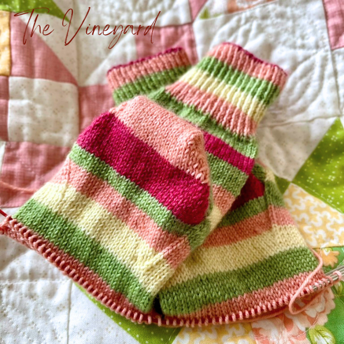 The Vineyard With Heel and Toe - Merino Sock Yarn