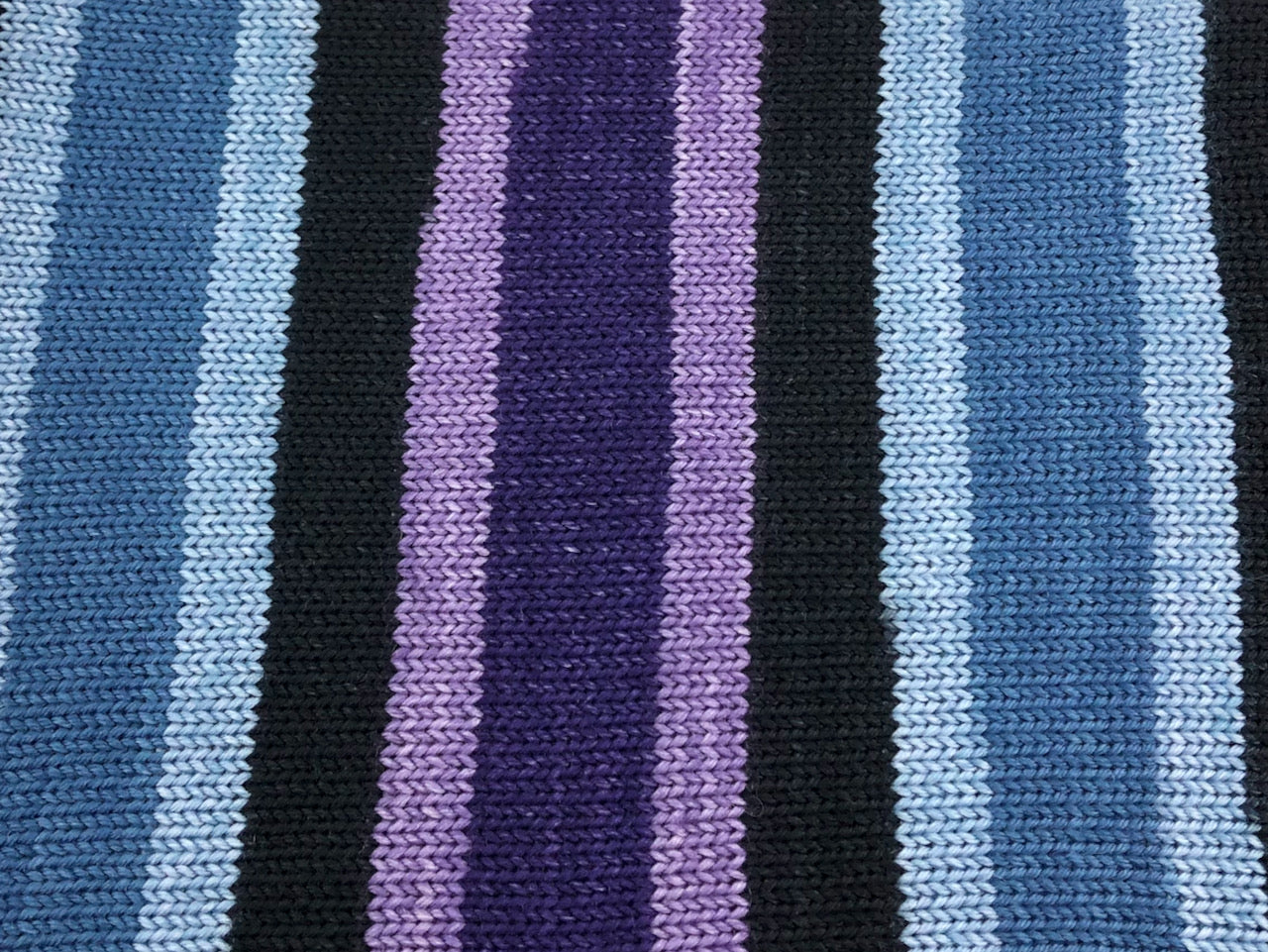 Twilight self-striping sock yarn