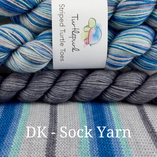Winter's Coming With Heel and Toe - Merino DK Sock Yarn - Ship by October 30th