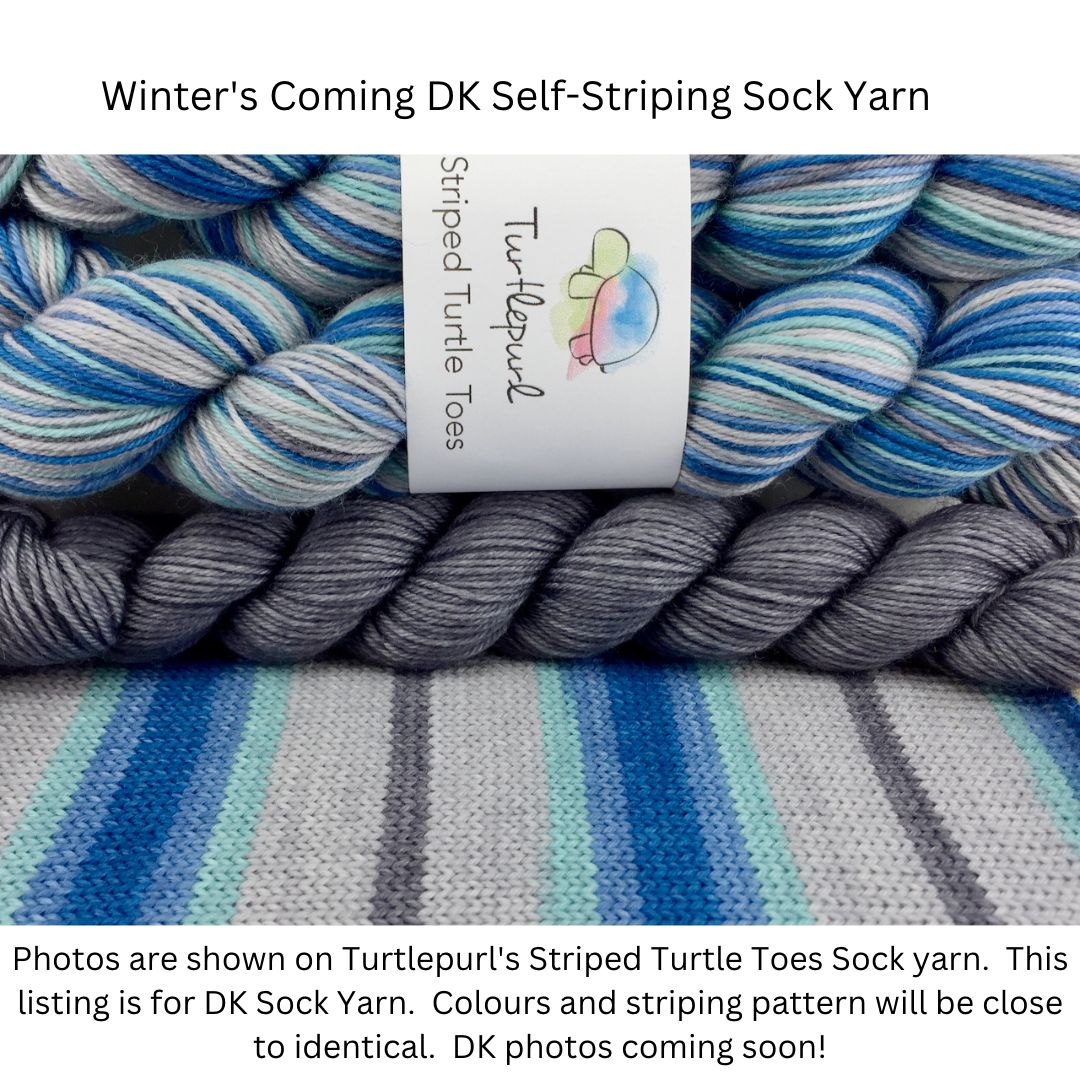 Winter's coming self-striping sock yarn