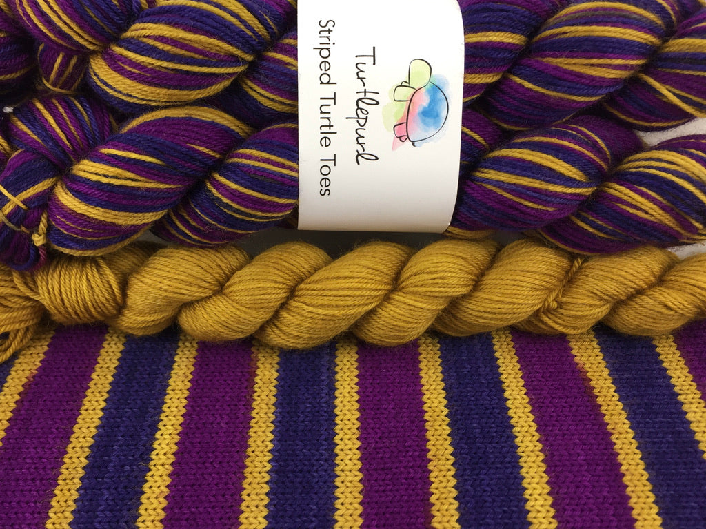 Bruised With Heel and Toe - Merino Sock Yarn