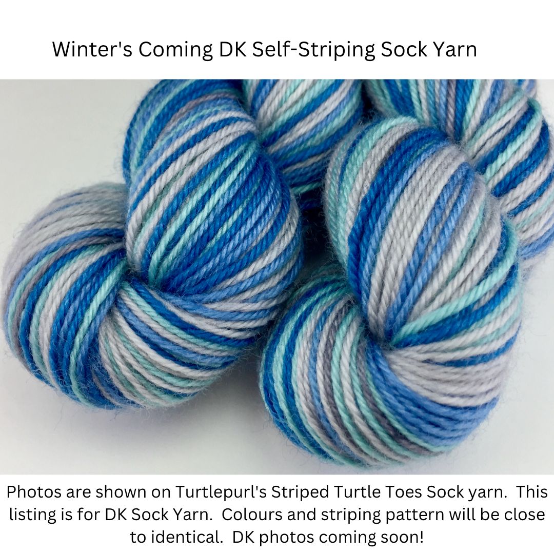 Winter's coming self-striping sock yarn