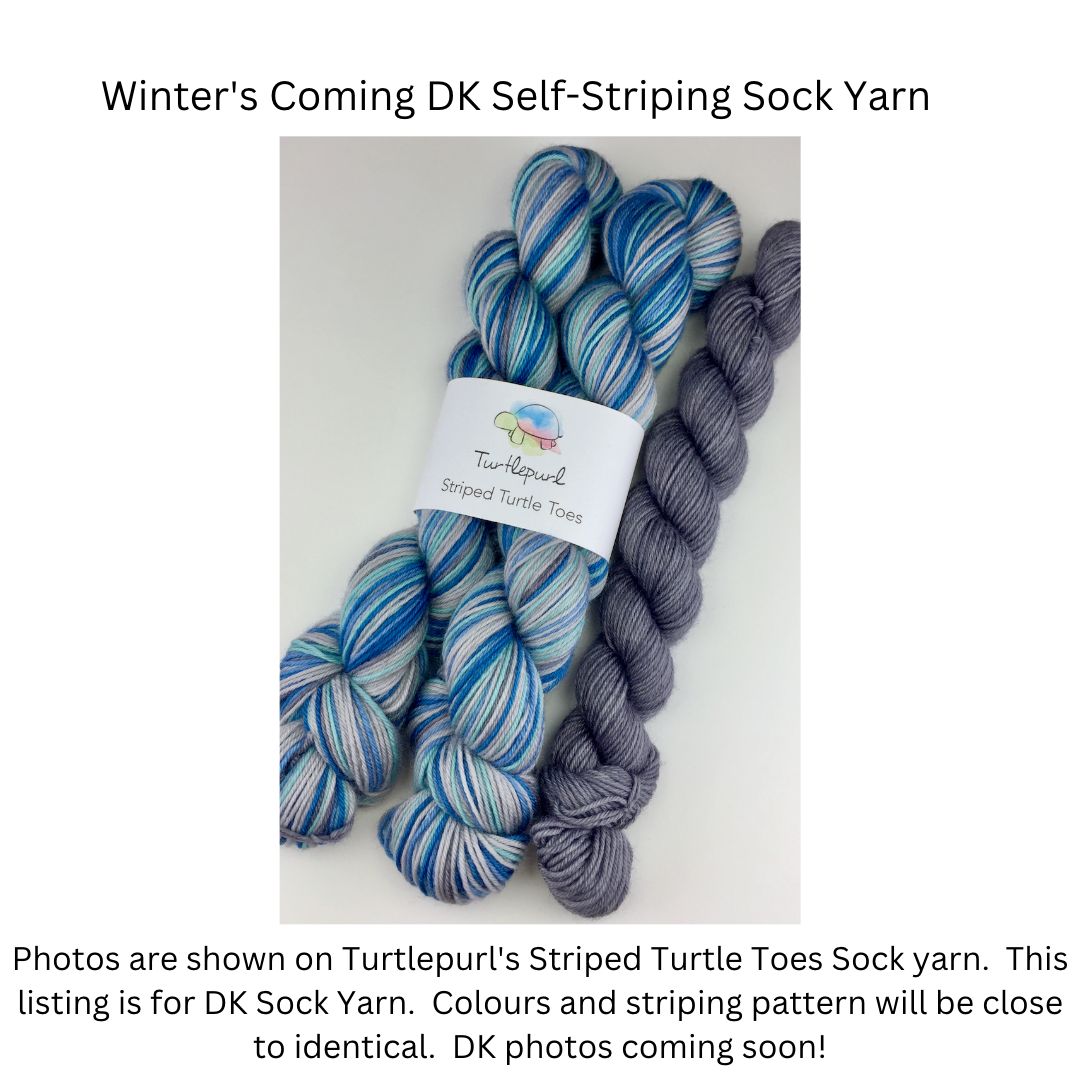 Winter's coming self-striping sock yarn