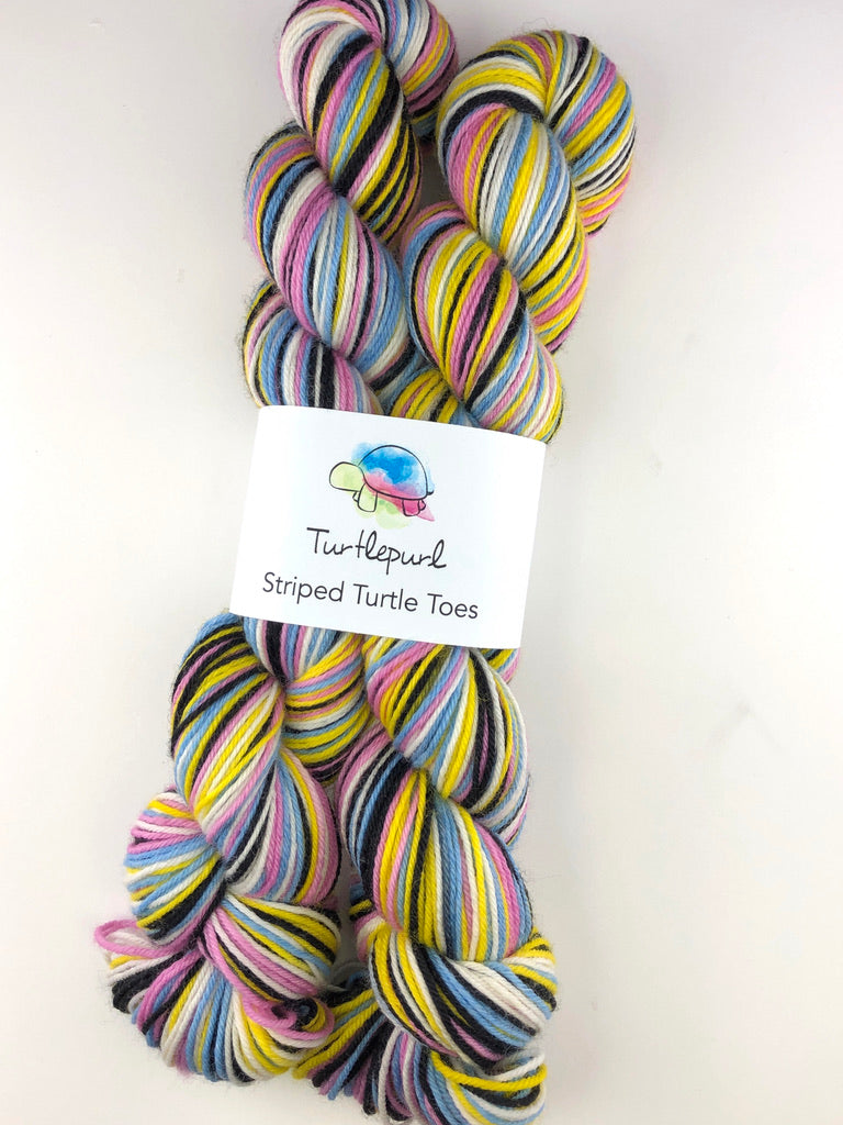 Allsorts of fun self-striping sock yarn