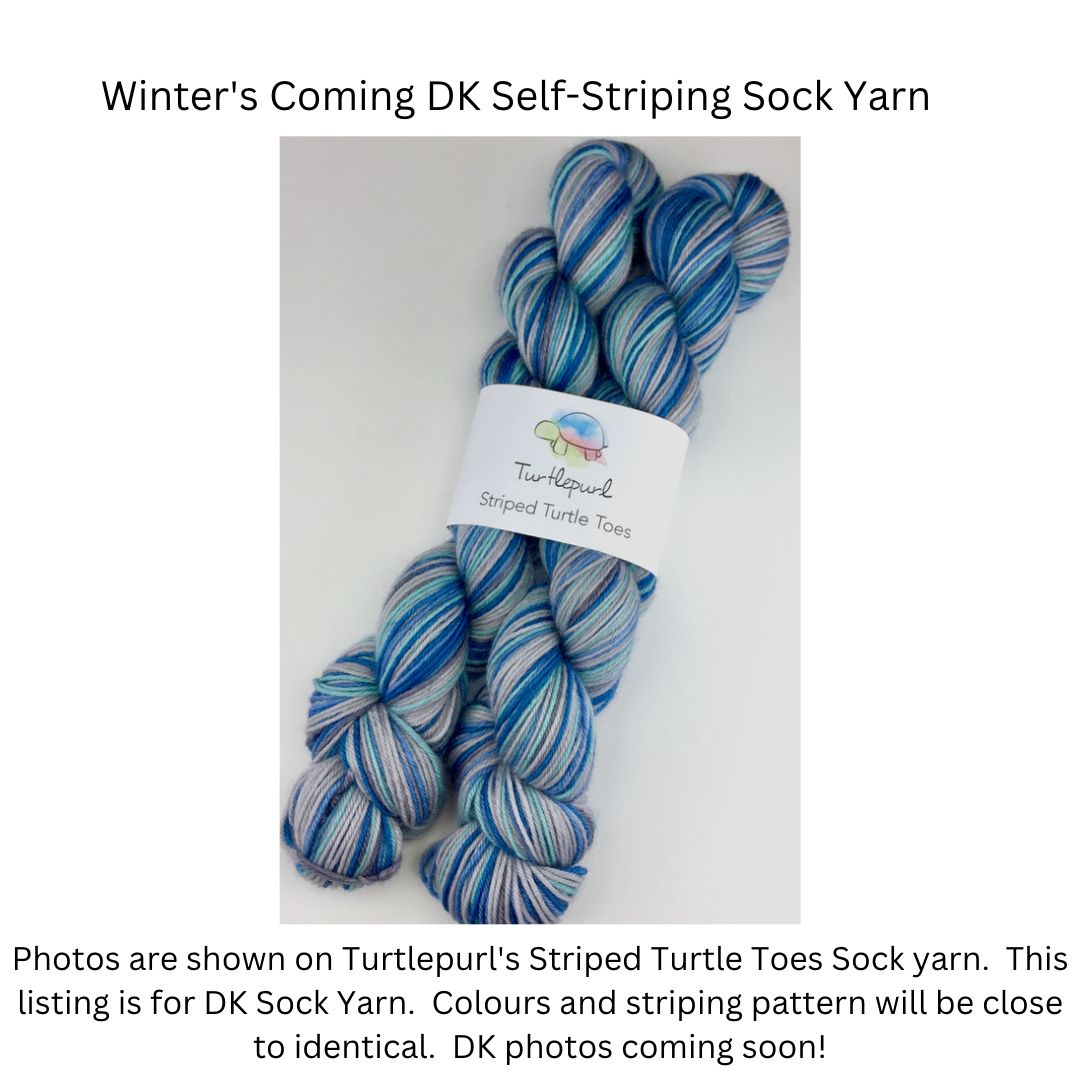 Winter's coming self-striping sock yarn