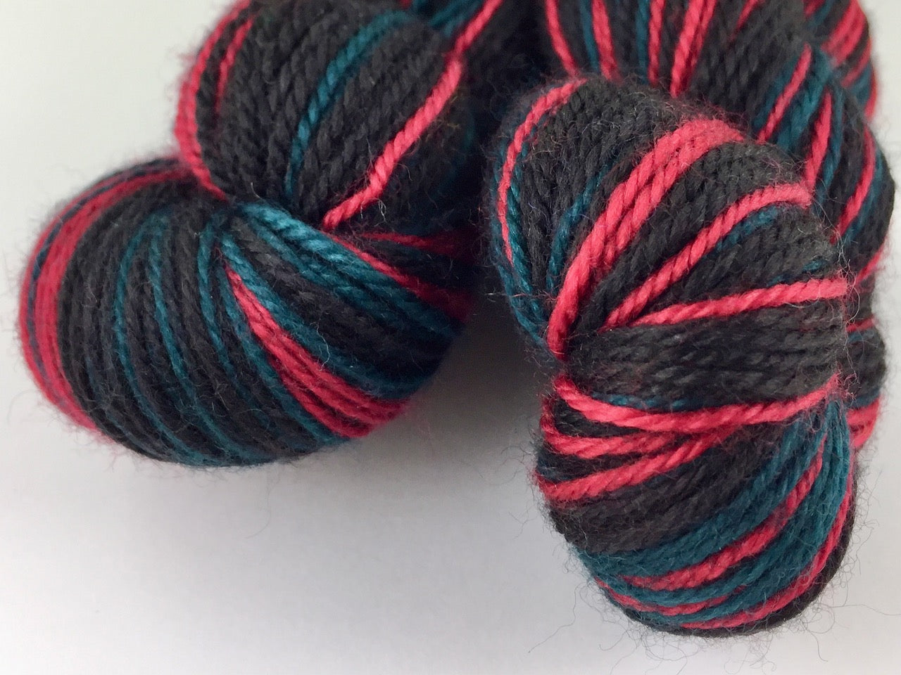 Baah humbug self-striping sock yarn