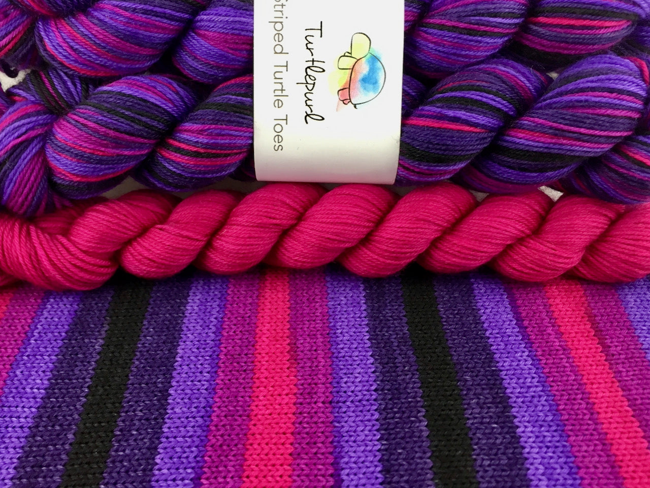 Derby self-striping sock yarn