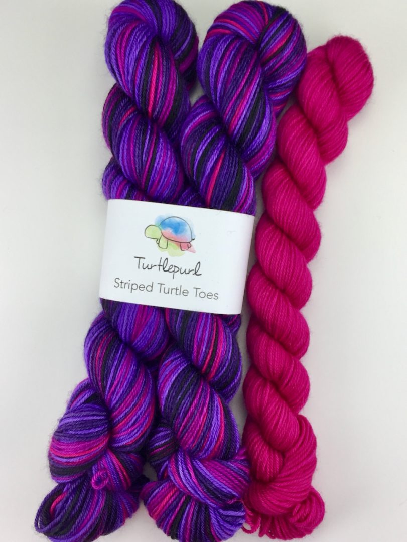 Derby self-striping sock yarn