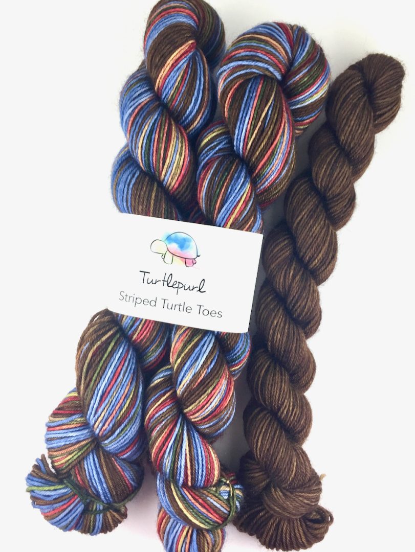 Gatineau Fall self-striping sock yarn