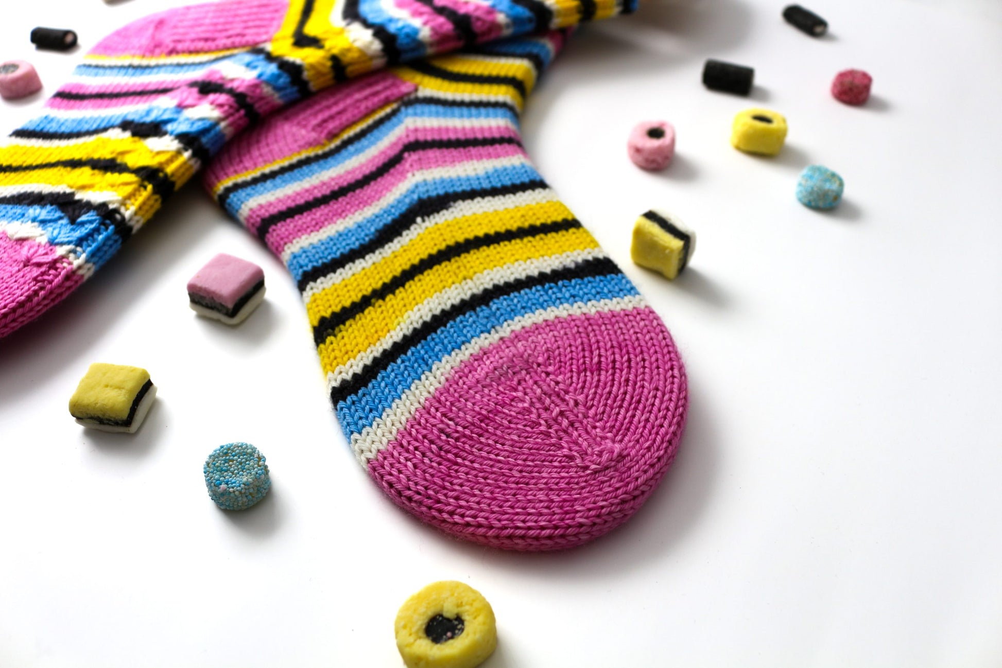 Allsorts of fun Self-striping sock yarn