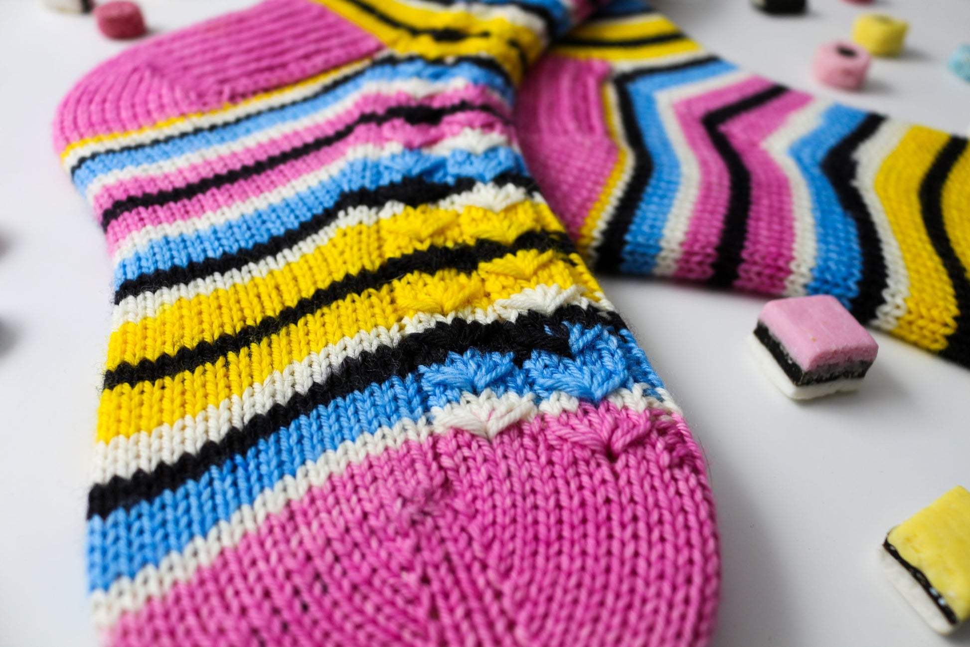 Allsorts of fun Self-striping sock yarn