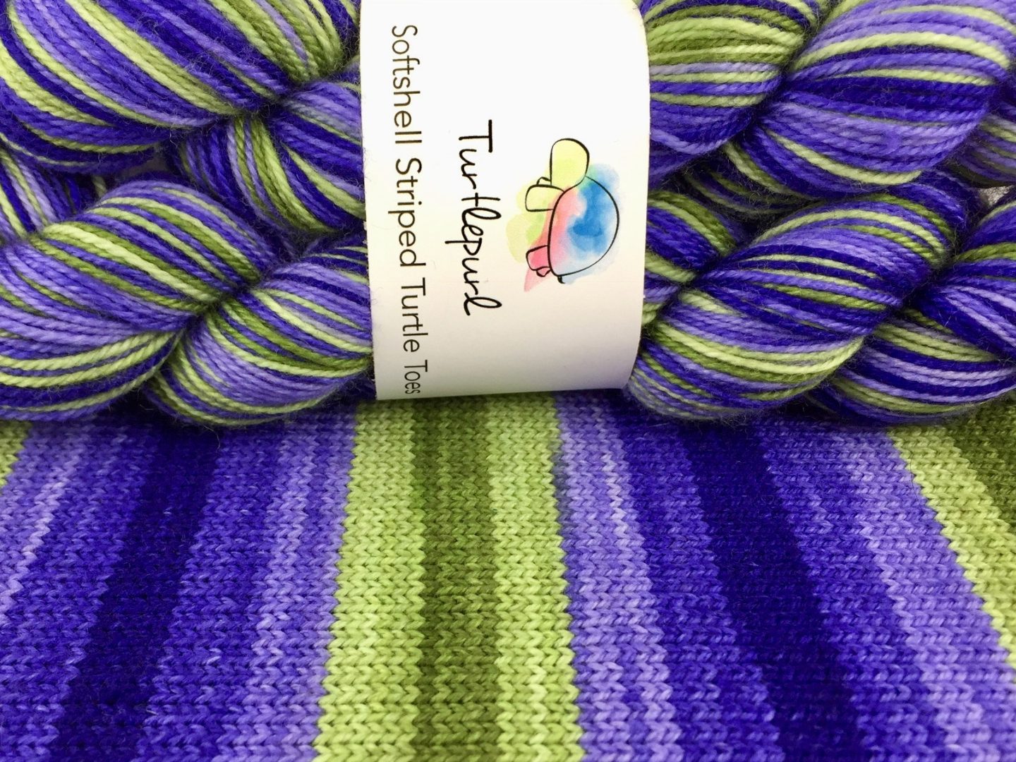 Iris Self-striping sock yarn