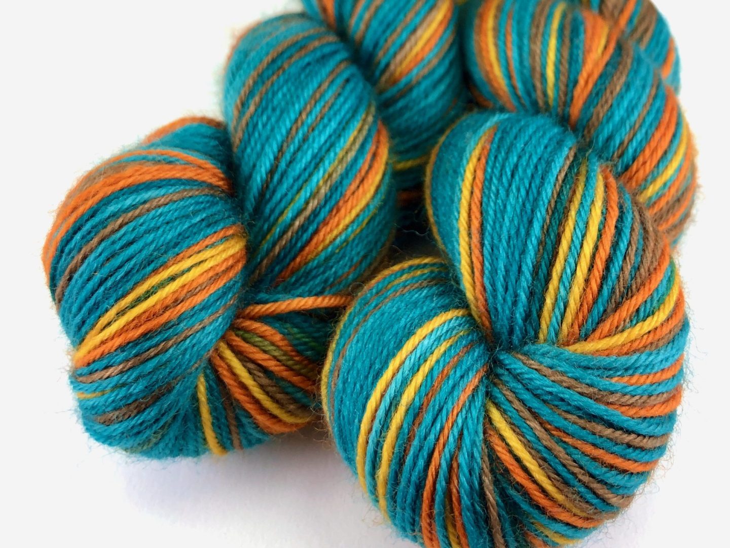 It takes a village self-striping sock yarn