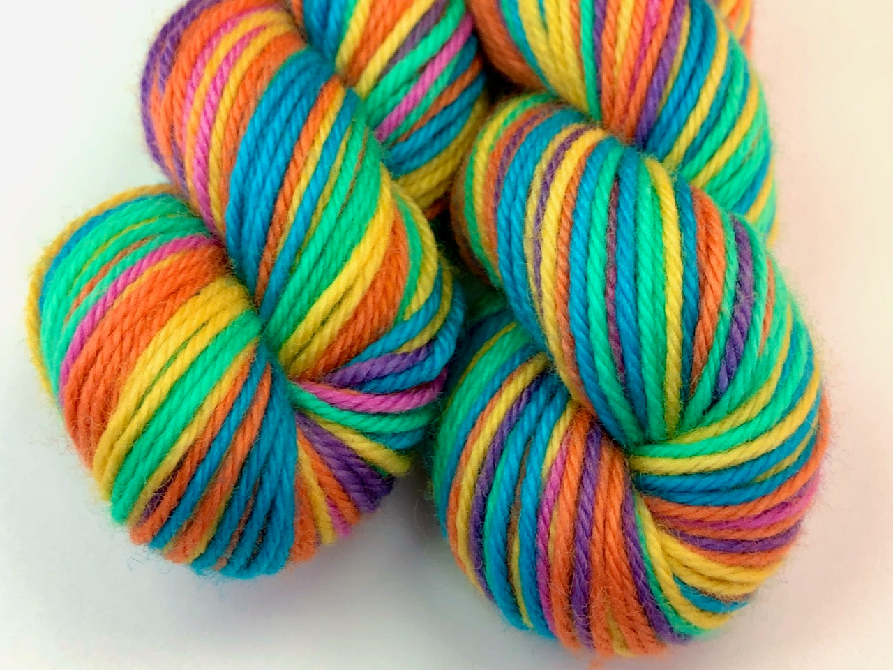 Joy self-striping sock yarn