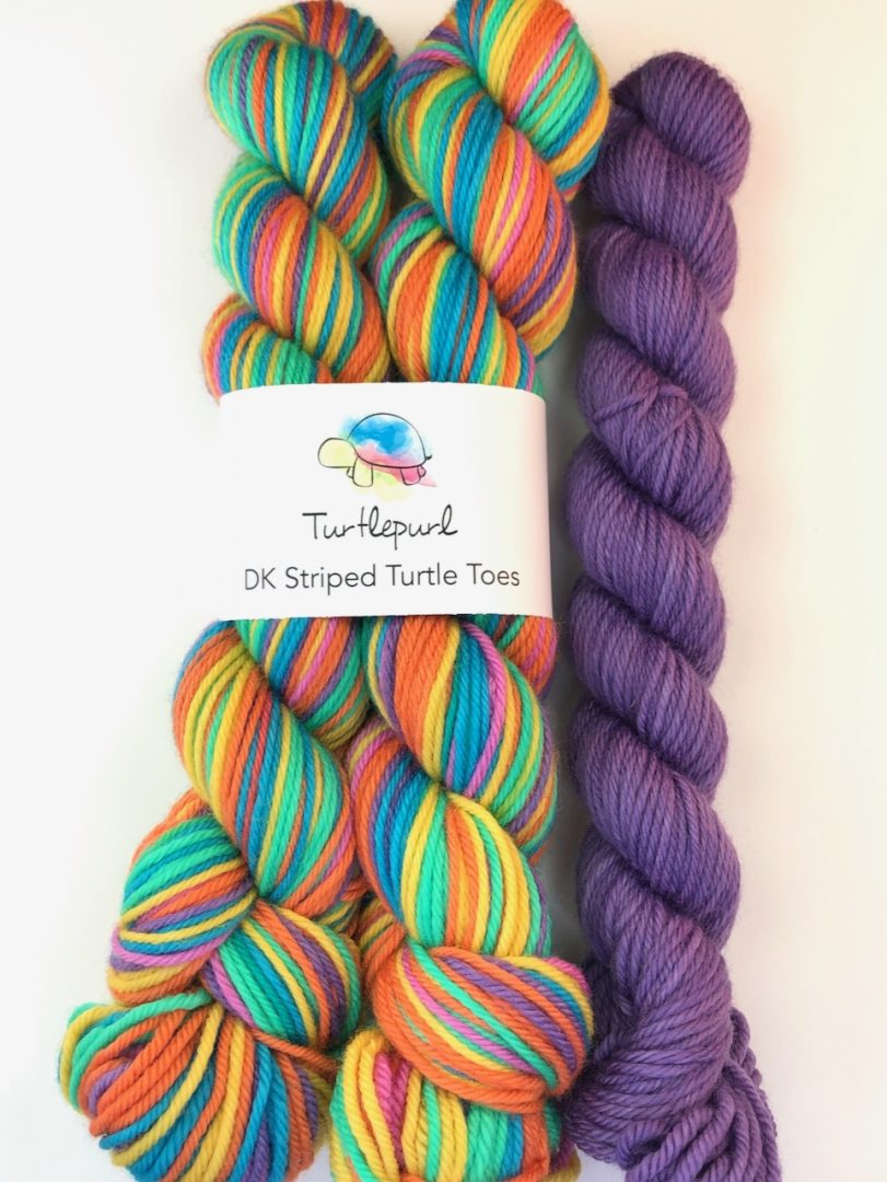 Joy self-striping sock yarn