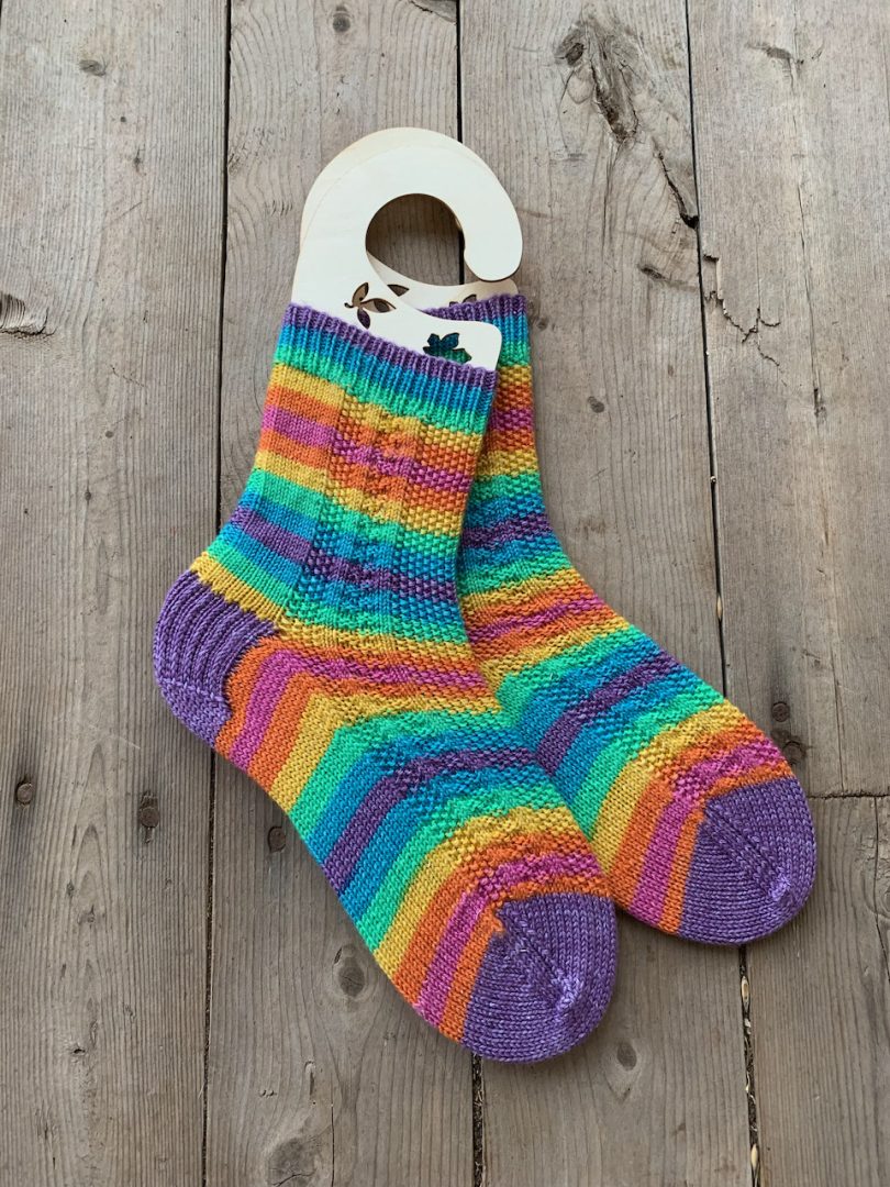 Joy self-striping sock yarn