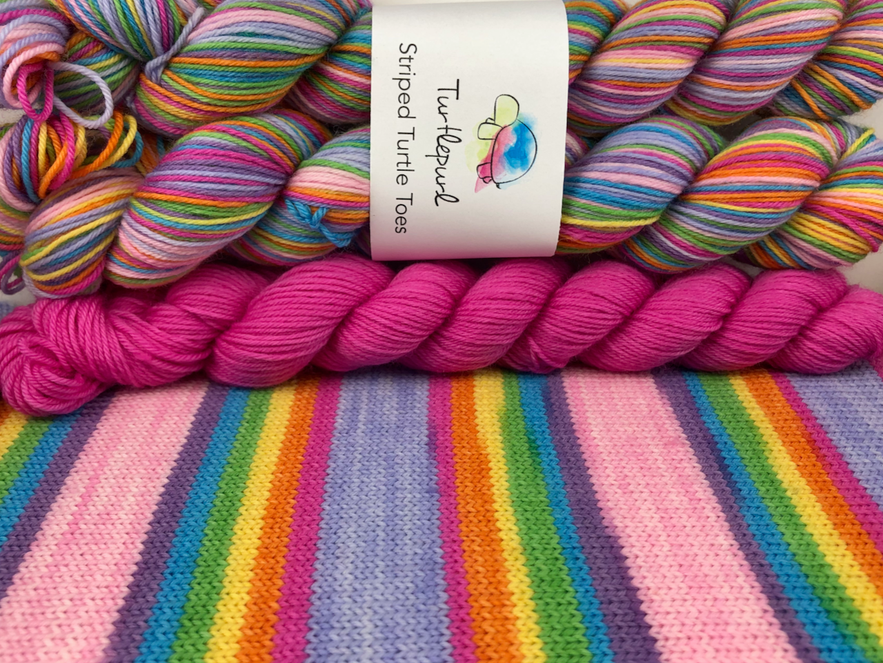 Lady Amalthea self-striping sock yarn