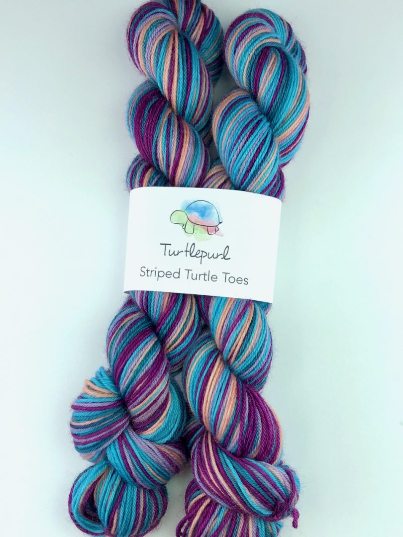 Octopuss gardenself-striping sock yarn