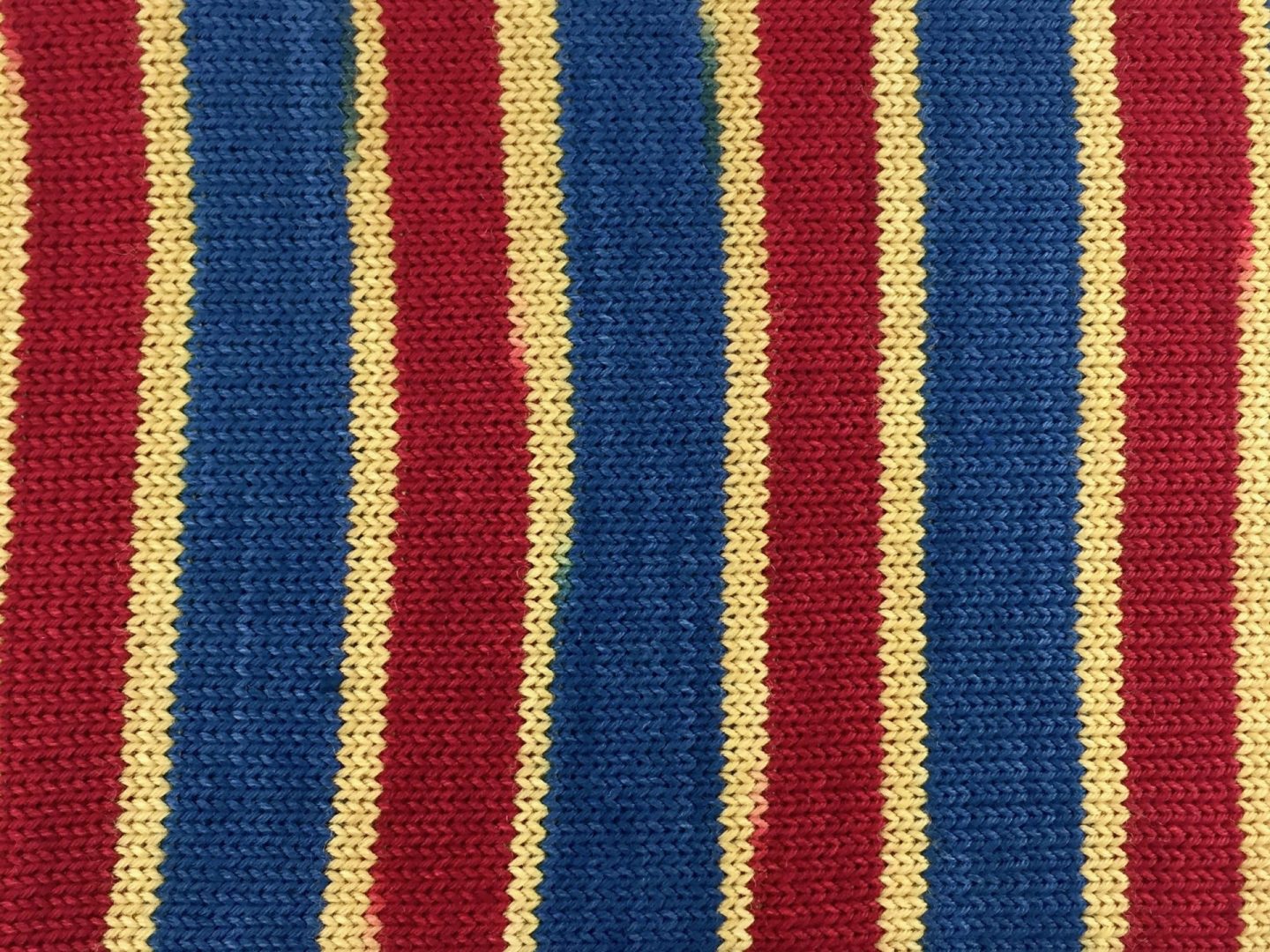 Old glory self-striping sock yarn