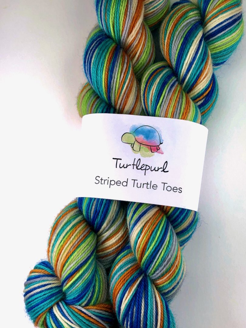 Patience self-striping sock yarn