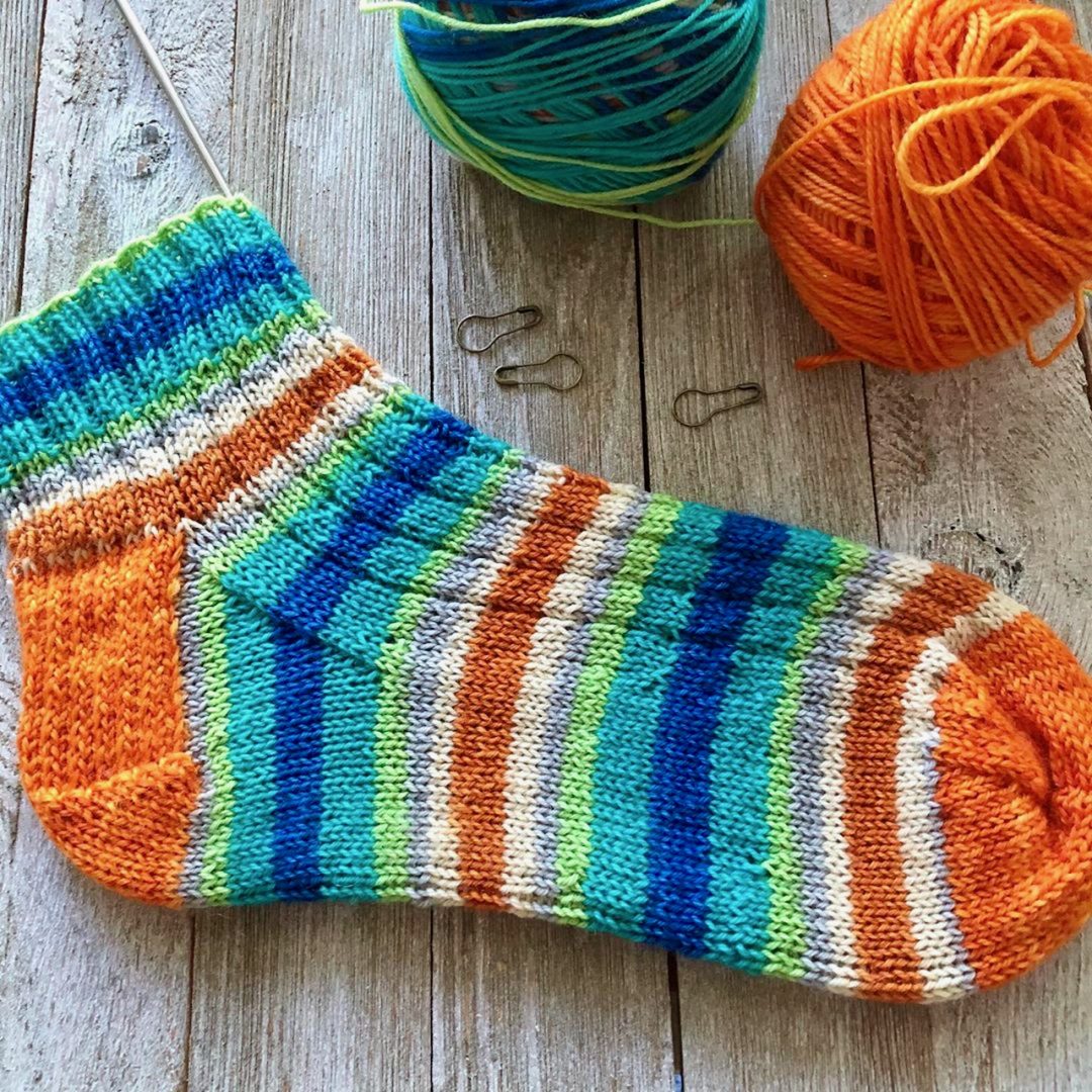 Patience self-striping sock yarn