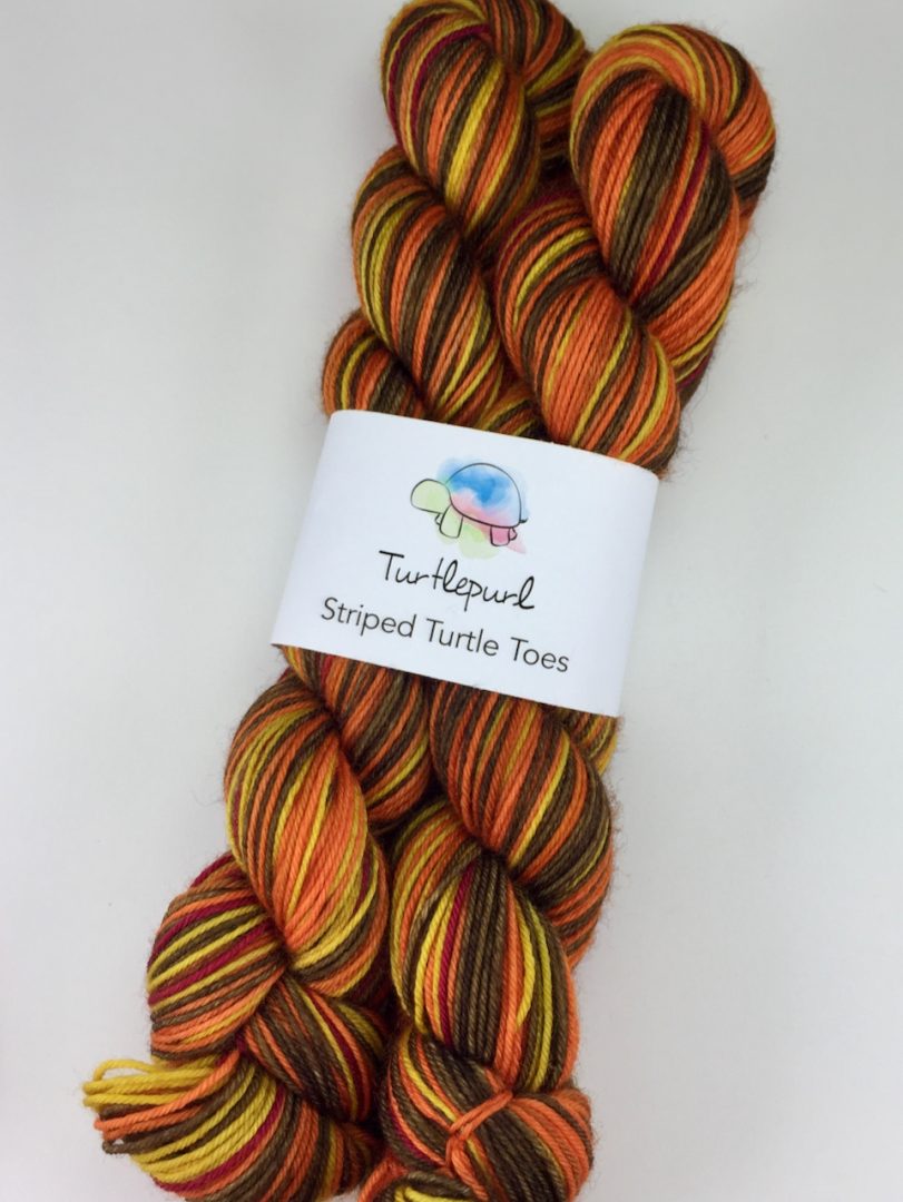 Serenity self-striping sock yarn
