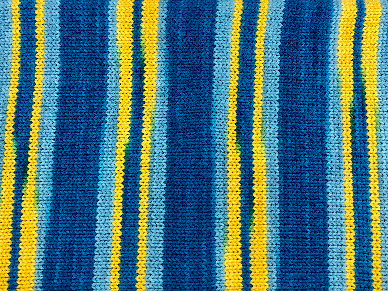 Socks from away self-striping sock yarn