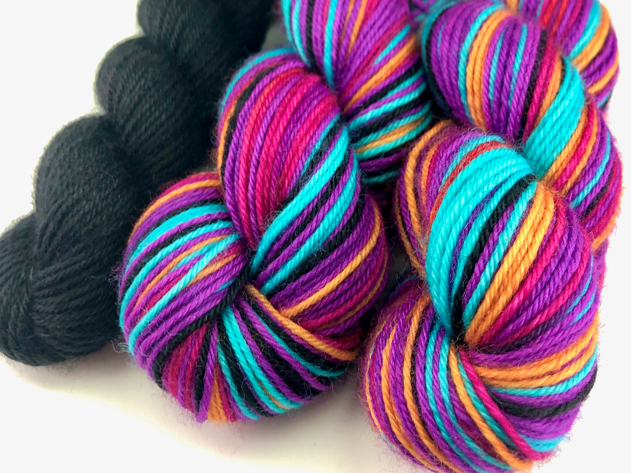 The Artist B-Side self-striping sock yarn