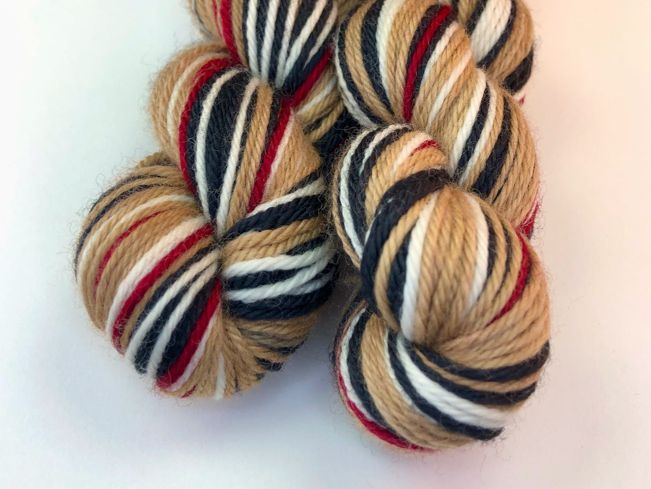 Trenchcoat self-striping sock yarn