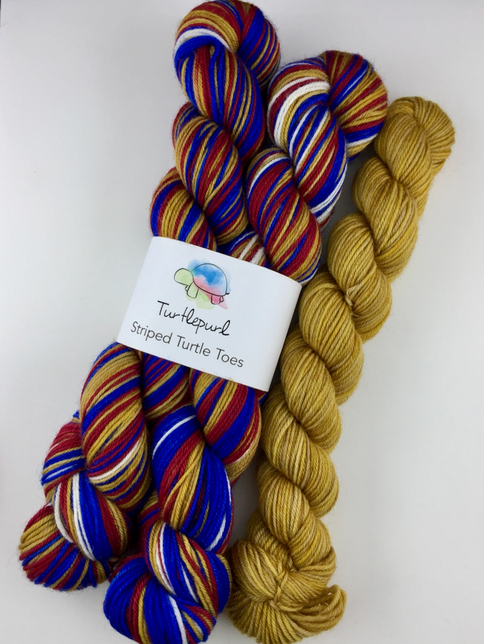 Warrior princess self-striping sock yarn